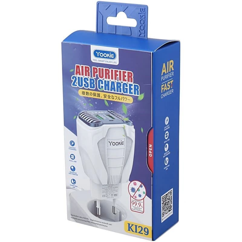 شارژر دیواری 12 وات یوکی KI29 2.4A — تصویر ۶