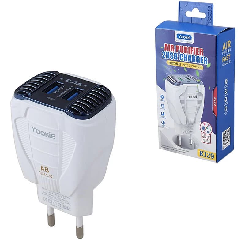 شارژر دیواری 12 وات یوکی KI29 2.4A
