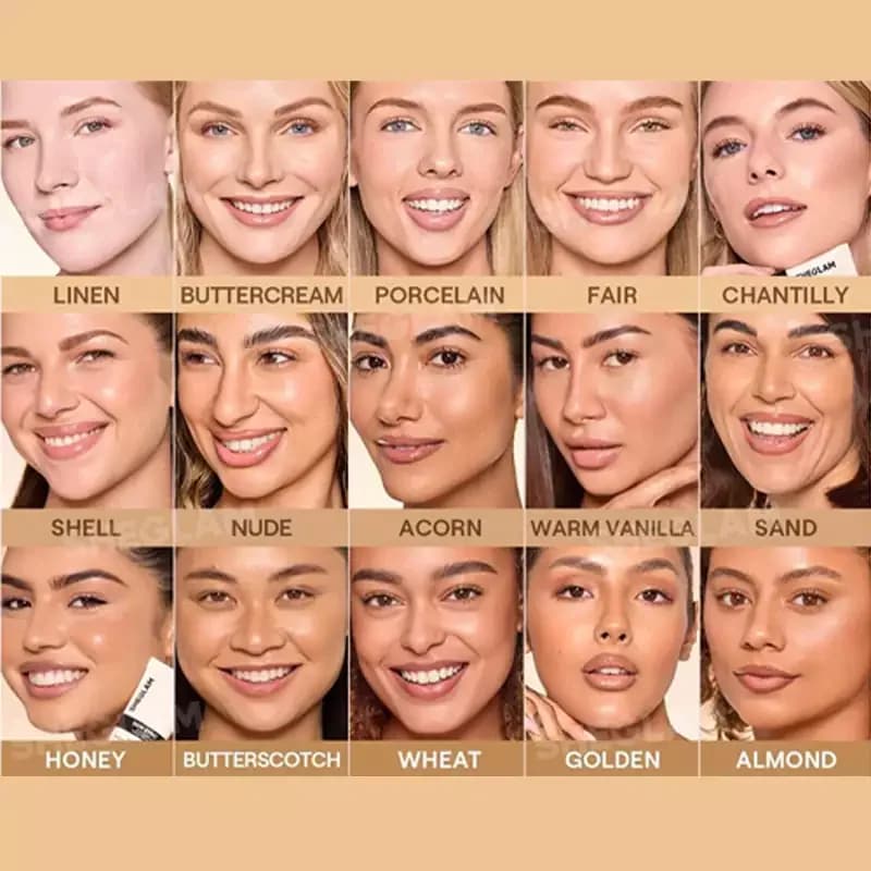 کرم پودر شیگلم مدل Skin Sync رنگ nude — تصویر ۹