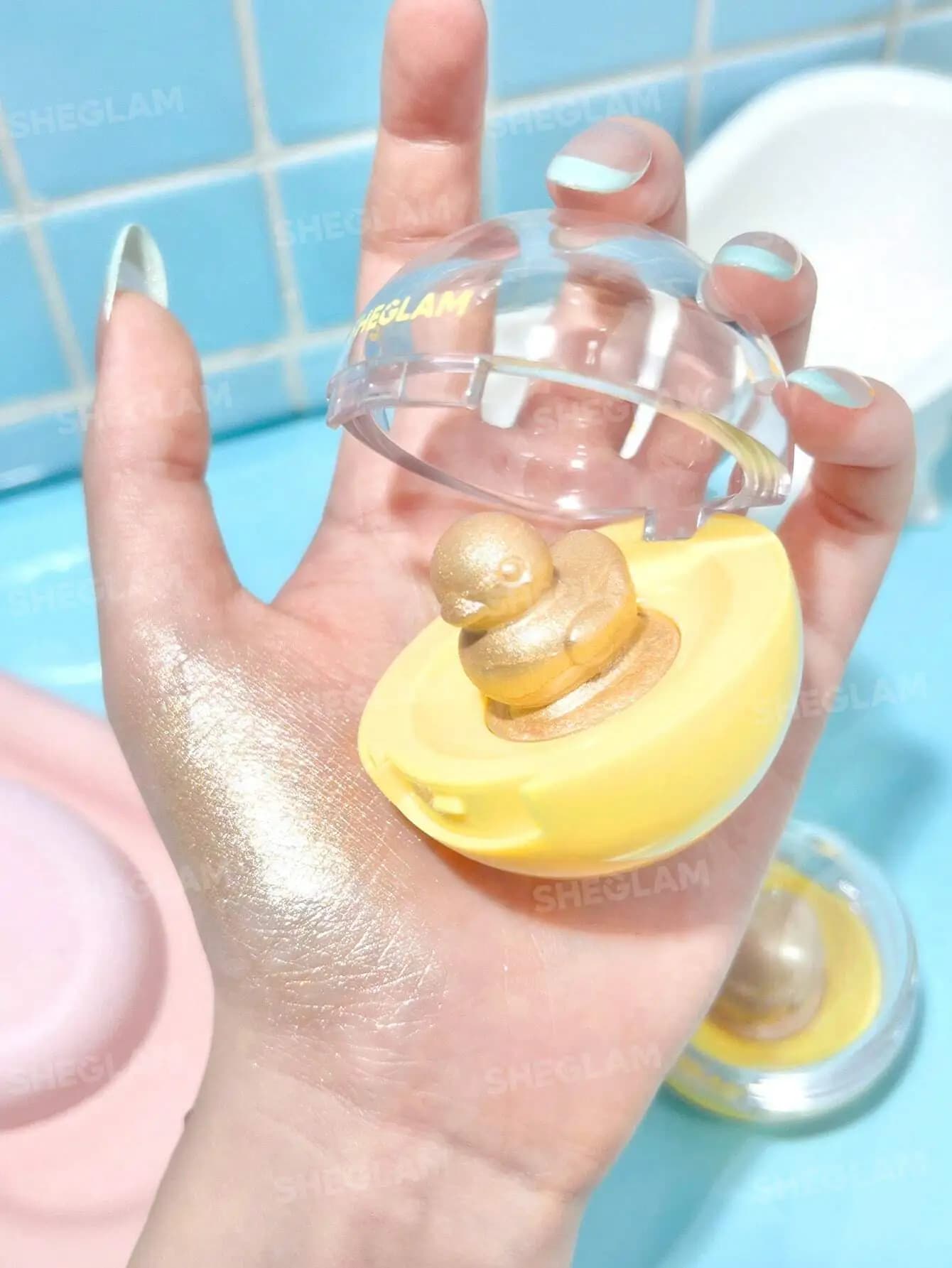 هایلایتر سه بعدی شیگلم مدل Lucky Duck از کالکشن Bubble Bath — تصویر ۹