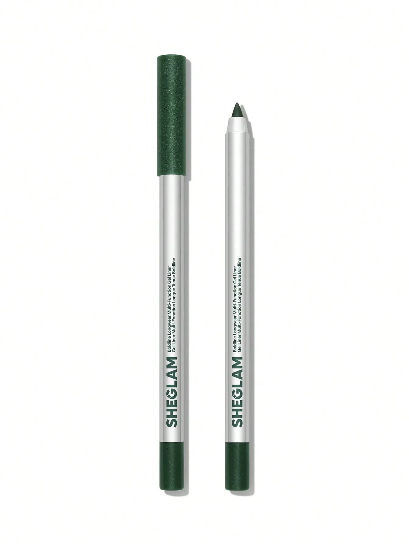 خط چشم ژلی شیگلم مدل Boldline Longwear رنگ سبز شاین Metallic Green — تصویر ۲