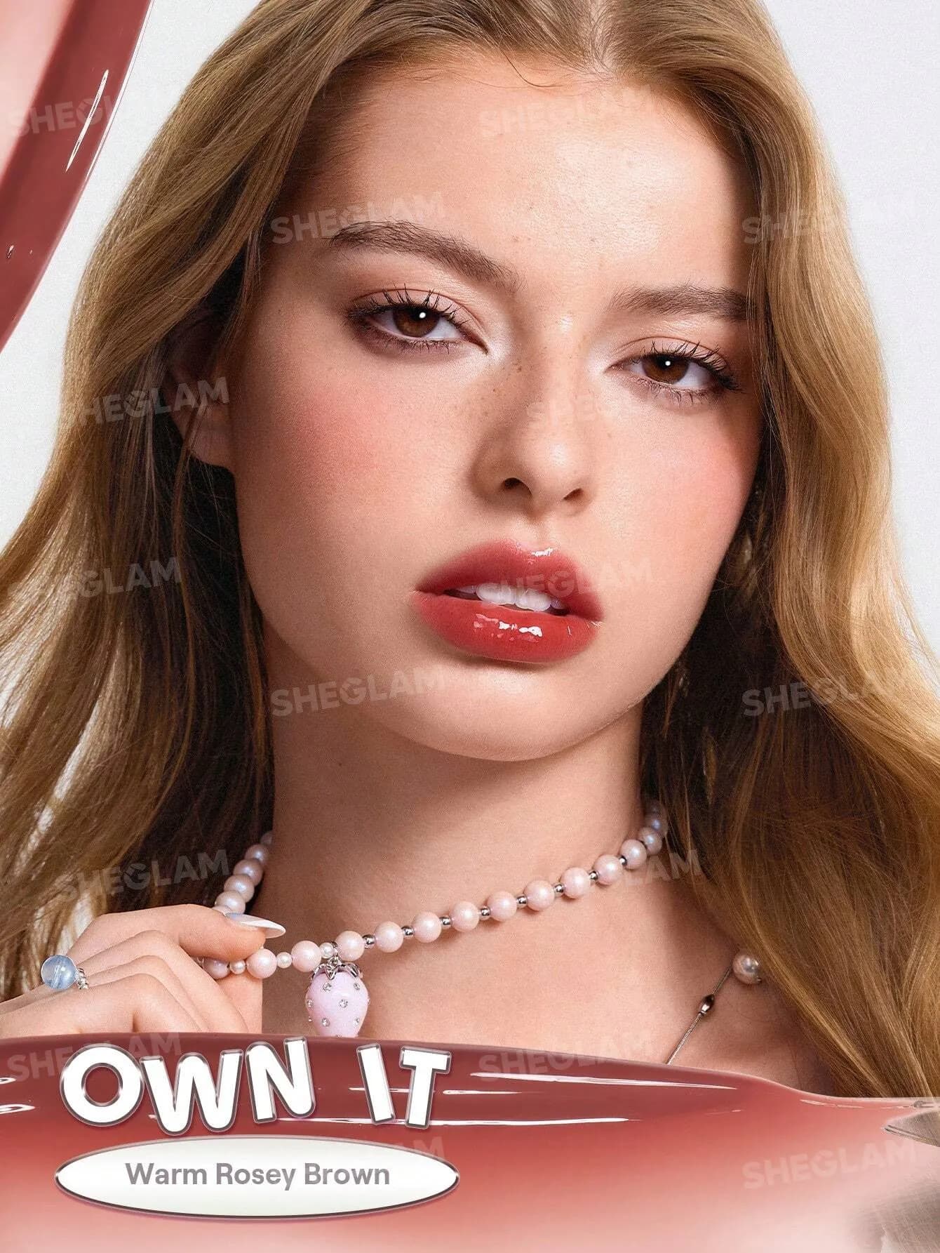 لیپ گلاس آینه ای مدل Glass Lock Air Gloss رنگ Own It — تصویر ۱۱