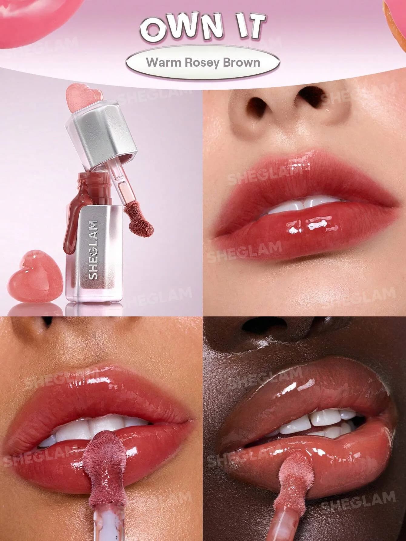 لیپ گلاس آینه ای مدل Glass Lock Air Gloss رنگ Own It — تصویر ۳