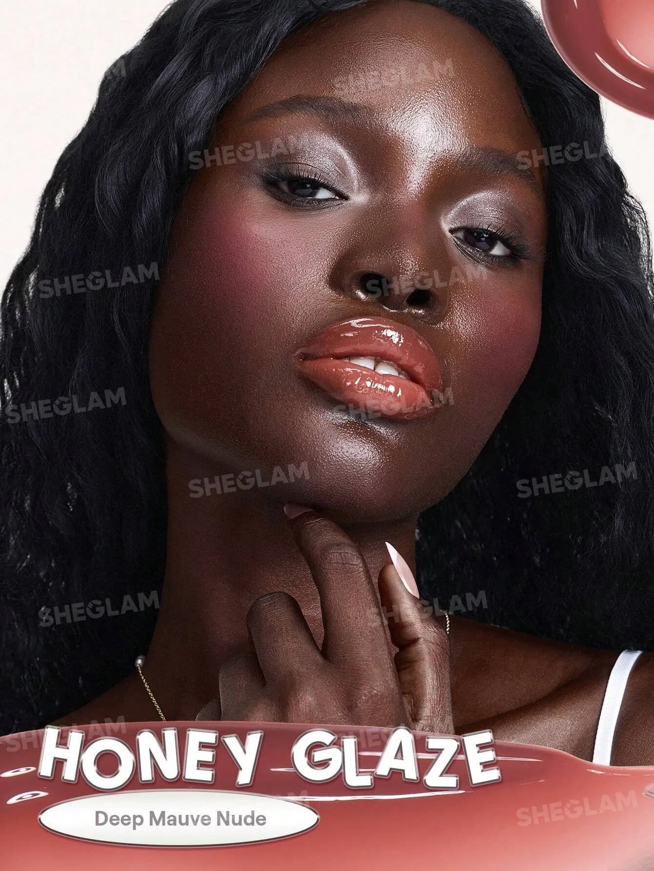 لیپ گلاس آینه ای مدل Glass Lock Air Gloss رنگ Honey Glaze — تصویر ۱۱