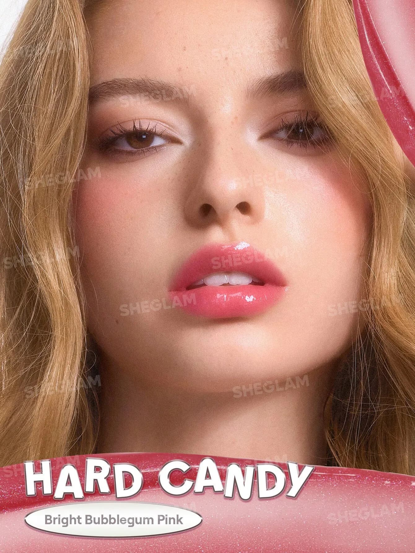 لیپ گلاس آینه ای مدل Glass Lock Air Gloss رنگ Hard Candy — تصویر ۴