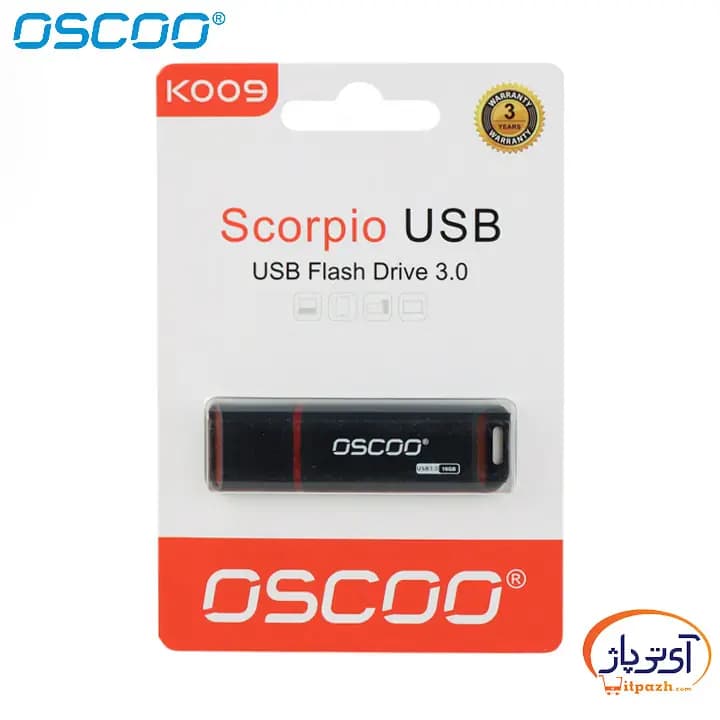 فلش اوسکو OSCOO Scorpio K009 ظرفیت 32 گیگابایت USB3.0 — تصویر ۹
