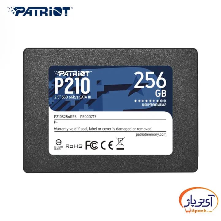 اس اس دی اینترنال SATA3.0 پتریوت P210 ظرفیت 256 گیگابایت — تصویر ۲