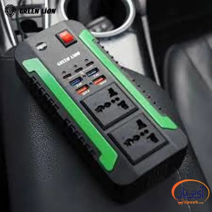 مبدل برق پورت فندکی گرین لاین Spark 300 Power Inverter 300W — تصویر ۱۲