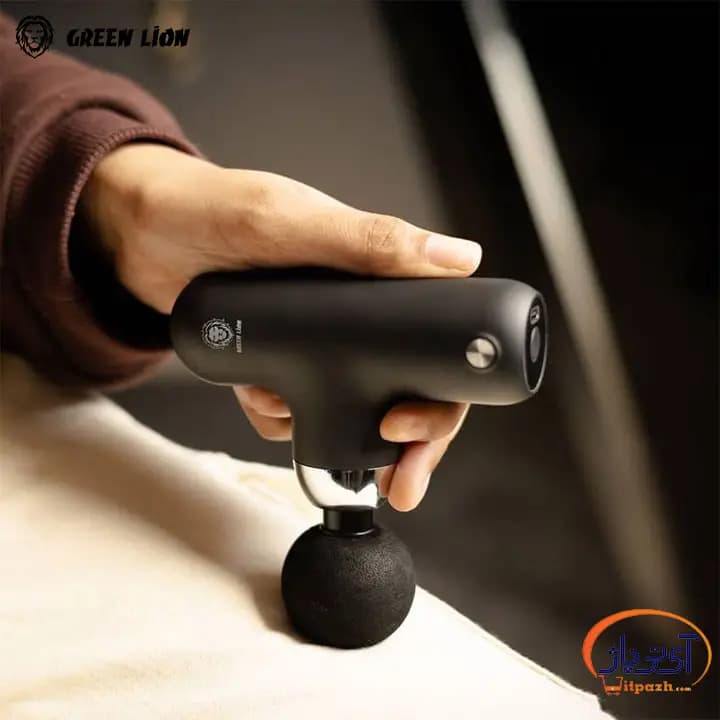 ماساژور گرین لاین Mini Massager Gun Pro 8000mAh 40W — تصویر ۶