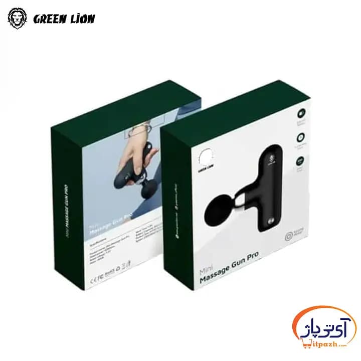 ماساژور گرین لاین Mini Massager Gun Pro 8000mAh 40W — تصویر ۷
