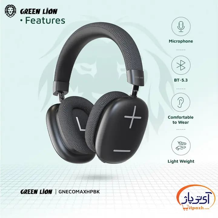 هدفون بلوتوثی گرین لاین Echo Max — تصویر ۶