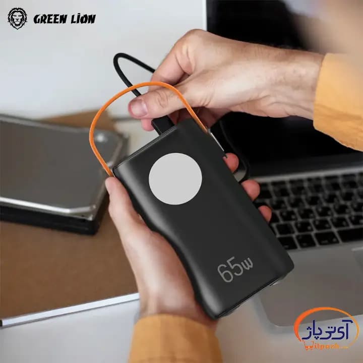 پاوربانک گرین لاین Hyper Core 40 توان 65 وات ظرفیت 40000 میلی آمپر — تصویر ۴