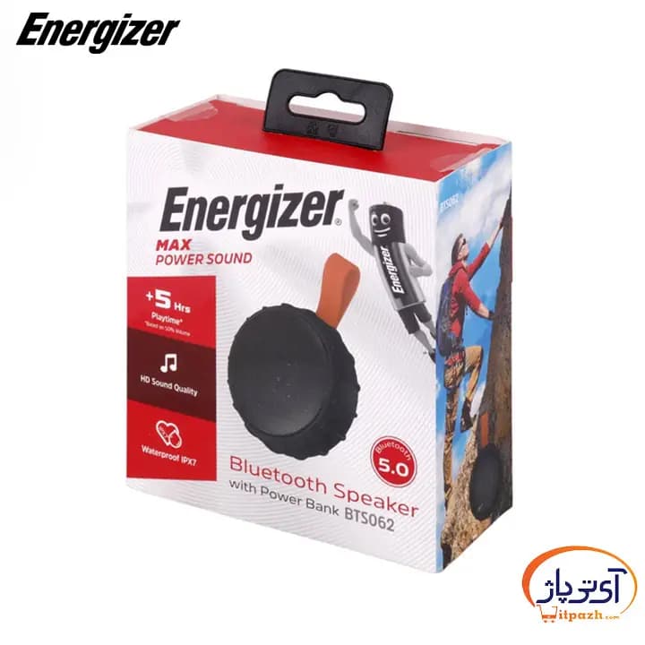 اسپیکر بلوتوثی قابل حمل انرجایزر BTS062 Max Power Sound — تصویر ۸