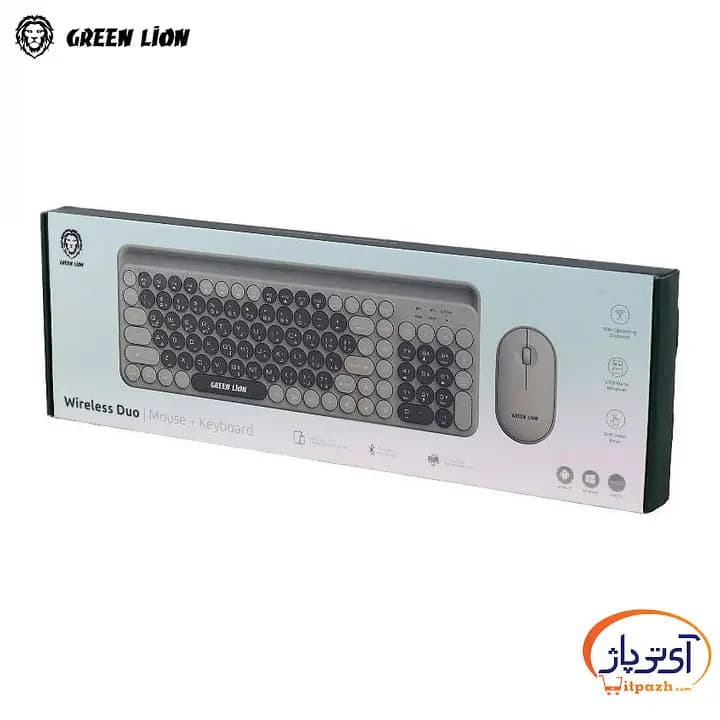 موس و کیبورد بیسیم گرین لاین Wireless Duo — تصویر ۵