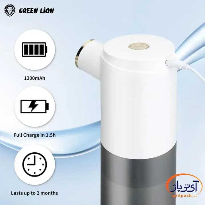 پمپ مایع دستشویی اتوماتیک گرین لاین Soap Dispenser — تصویر ۹