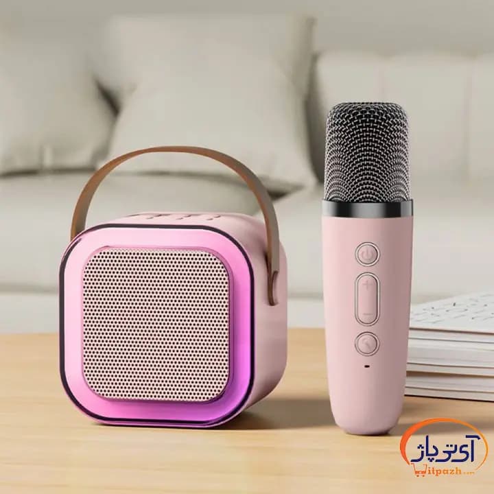 اسپیکر بلوتوثی قابل حمل K12 میکروفون دار — تصویر ۵