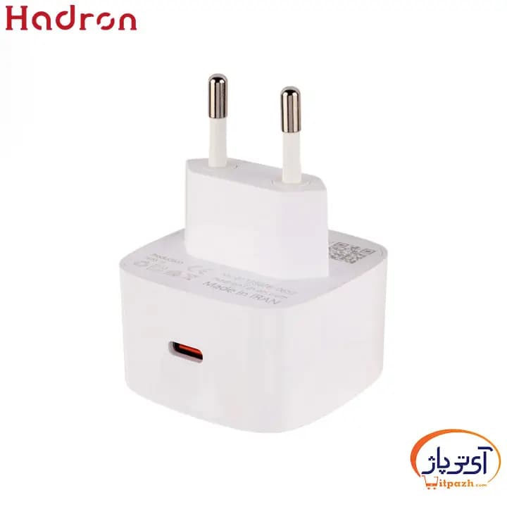 شارژر دیواری هادرون 25وات Type-C تک پورت C1011 — تصویر ۵