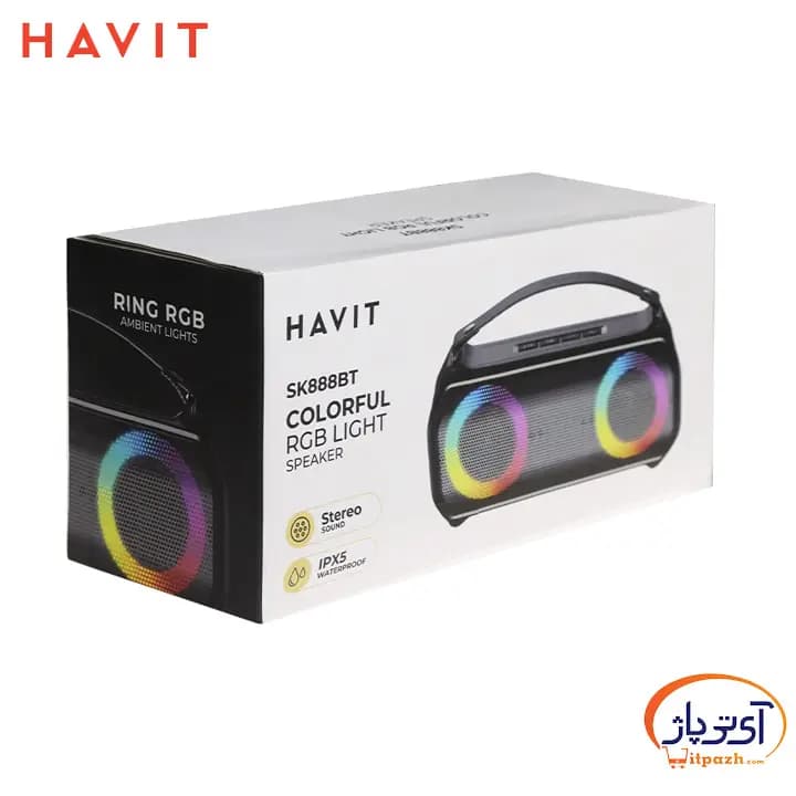 اسپیکر بلوتوثی قابل حمل Havit مدل SK888BT — تصویر ۸