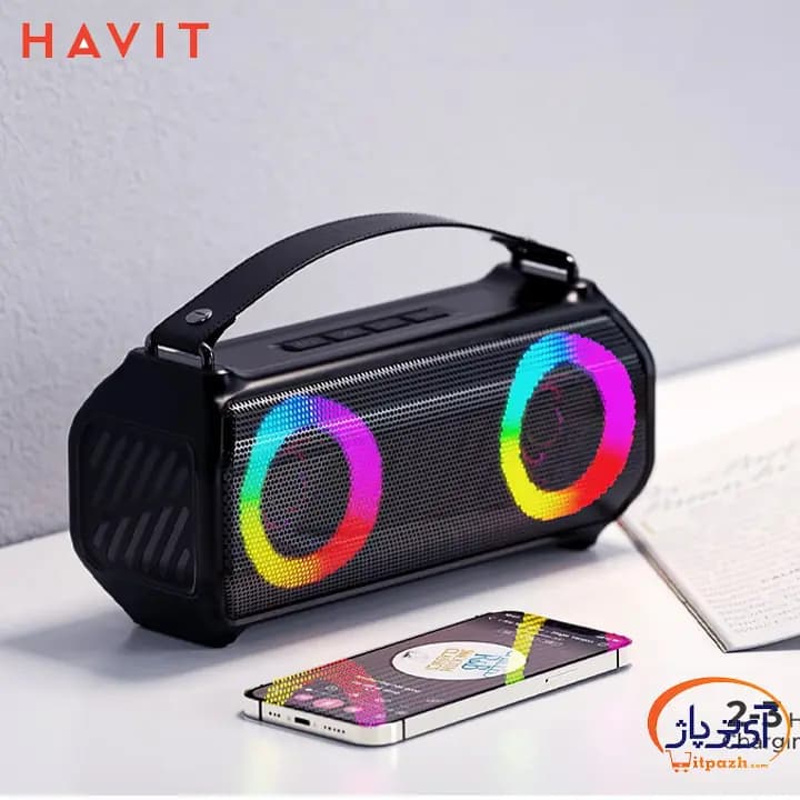 اسپیکر بلوتوثی قابل حمل Havit مدل SK888BT — تصویر ۷