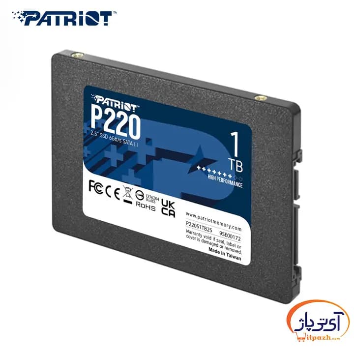 اس اس دی اینترنال SATA3.0 پتریوت P220 ظرفیت 1 ترابایت — تصویر ۶
