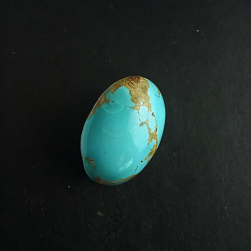 سنگ فیروزه دالمه رگه طلا (کد 6392) — تصویر ۳