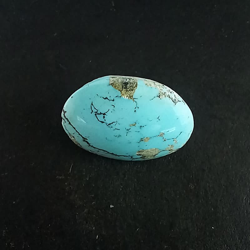 سنگ فیروزه آبی خوش رنگ (کد 6408) — تصویر ۶