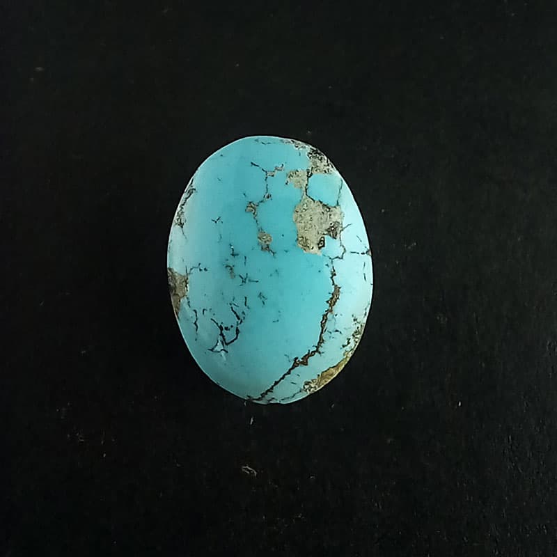 سنگ فیروزه آبی خوش رنگ (کد 6408)