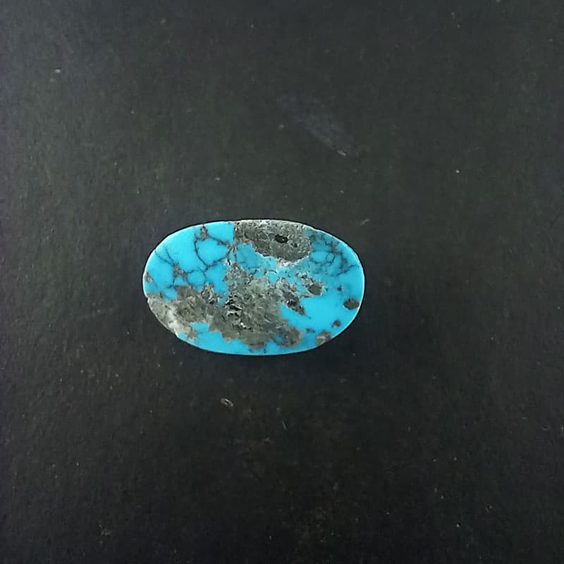 سنگ فیروزه رگه نقره (کد 6456) — تصویر ۳