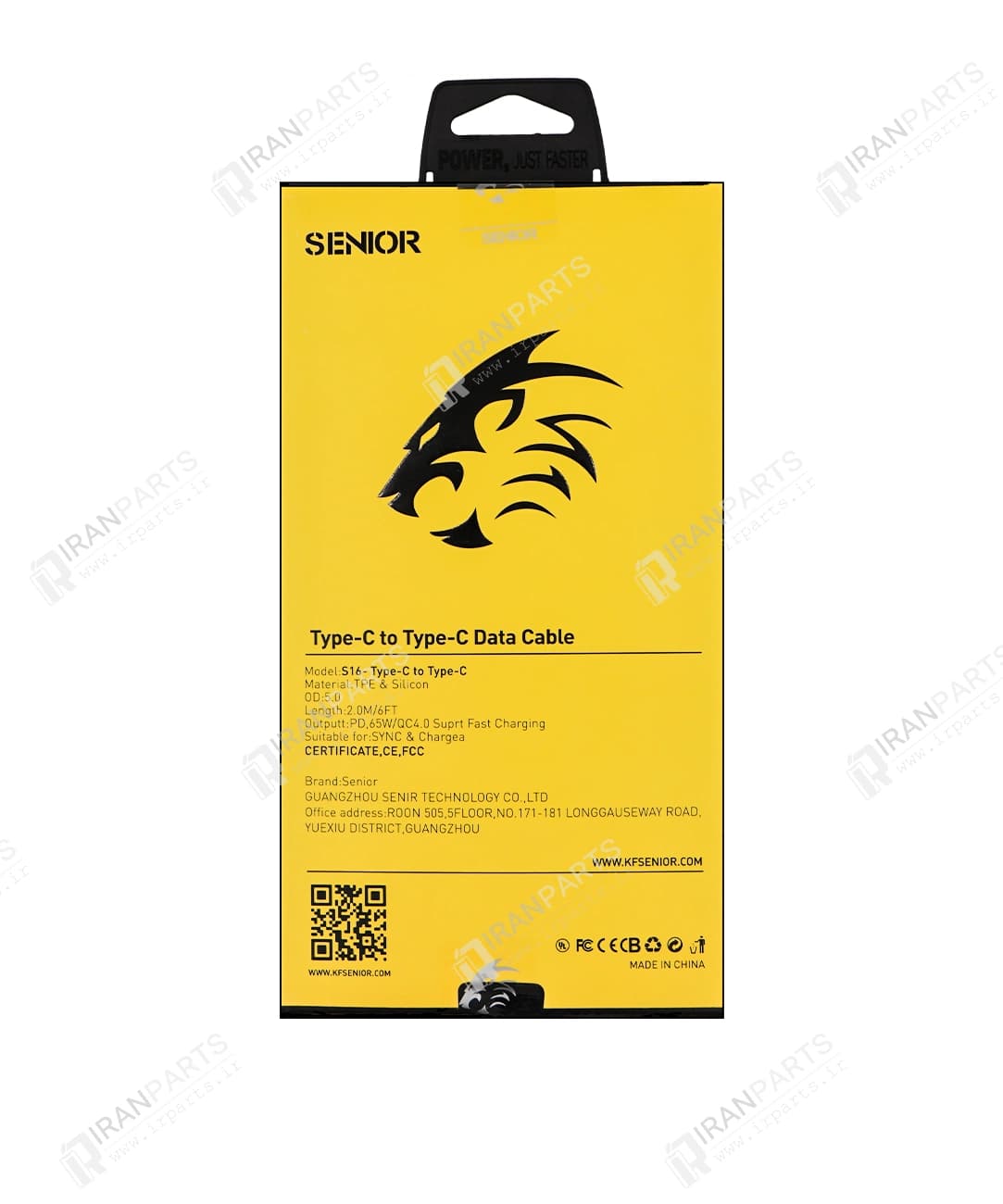 کابل شارژ سیلیکونی 2 متری تایپ سی مدل KF Senior S16-C.C — تصویر ۹