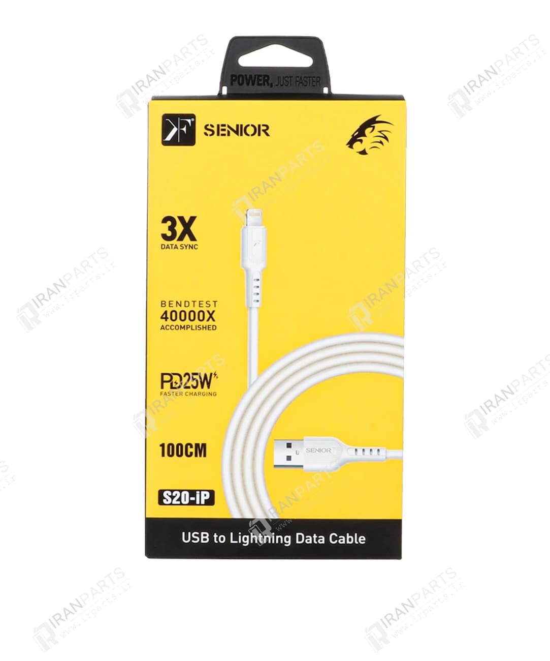 کابل شارژ 1 متری لایتنینگ کی اف سنیور مدل KF Senior S20-iP — تصویر ۵