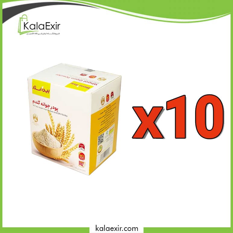 پودر جوانه گندم بین استار دکتر بیز پک 10 عددی
