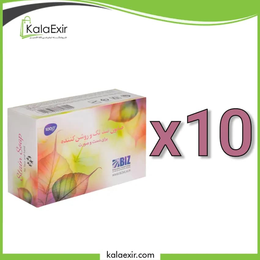 صابون ضد لک استین پک 10 عددی