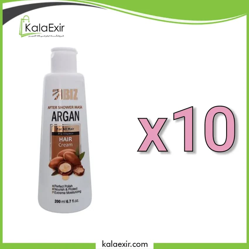 کرم تقویت کننده مو حاوی روغن آرگان پک 10 عددی