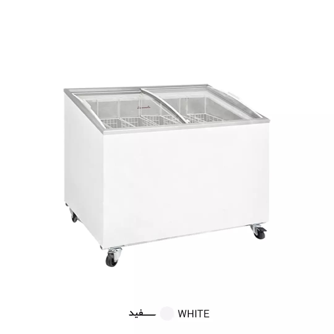 فریزر صندوقی درب شیشه ای کلیماسان 400 لیتری D400AC