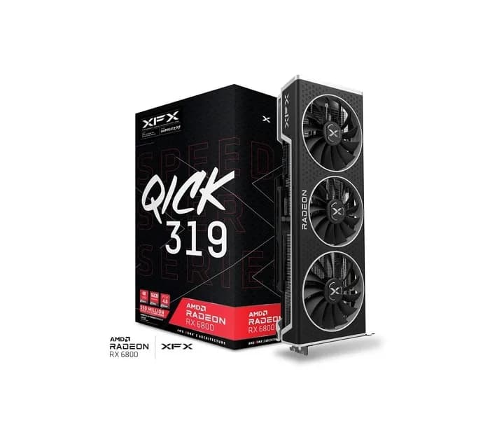 کارت گرافیک استوک ایکس اف ایکس XFX QICK 319 AMD Radeon RX 6800 16GB — تصویر ۲