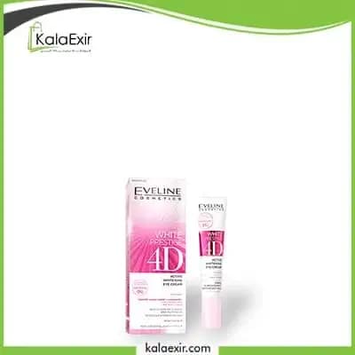 کرم دور چشم اولاین سفید کننده وایت پرستیژ فوردی Eveline White Prestige 4D