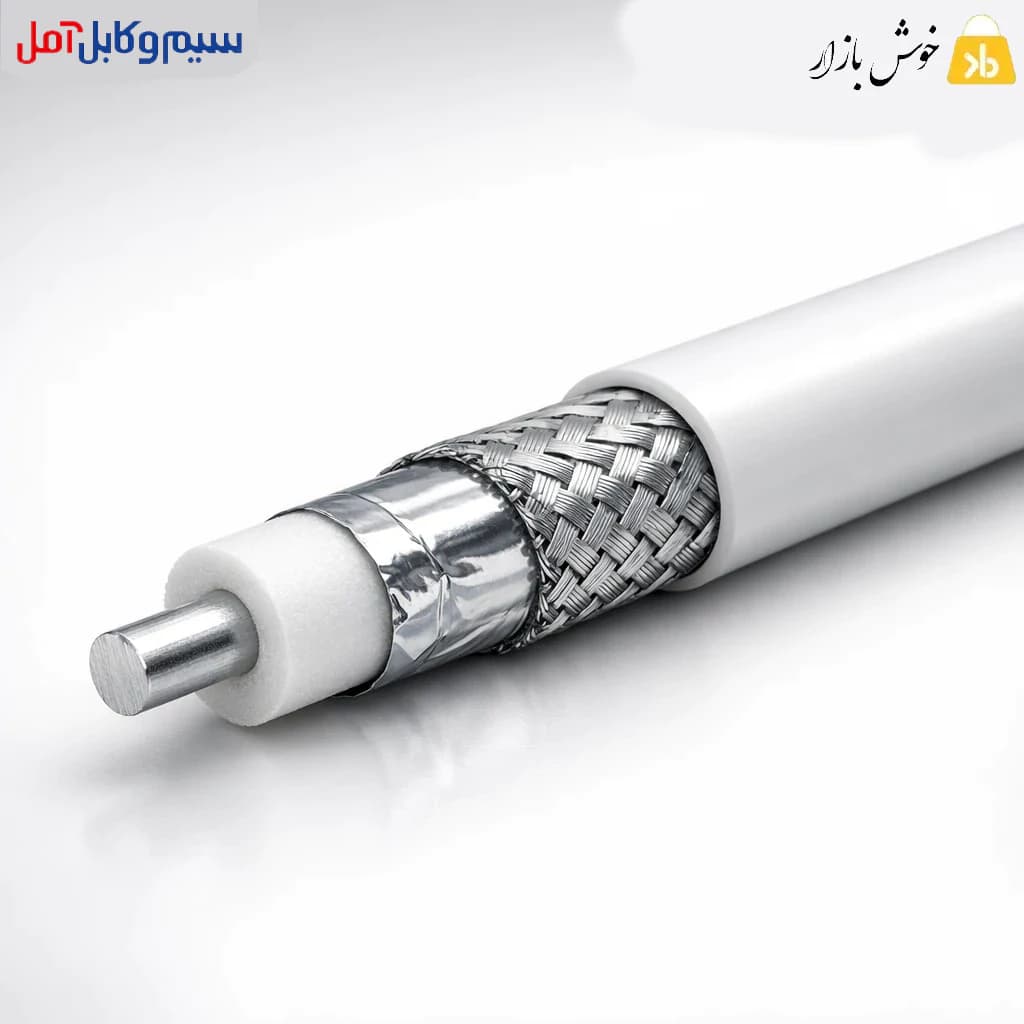 کابل آنتن کواکسیال سیم و کابل آمل مدل C | بسته 100 متری — تصویر ۳