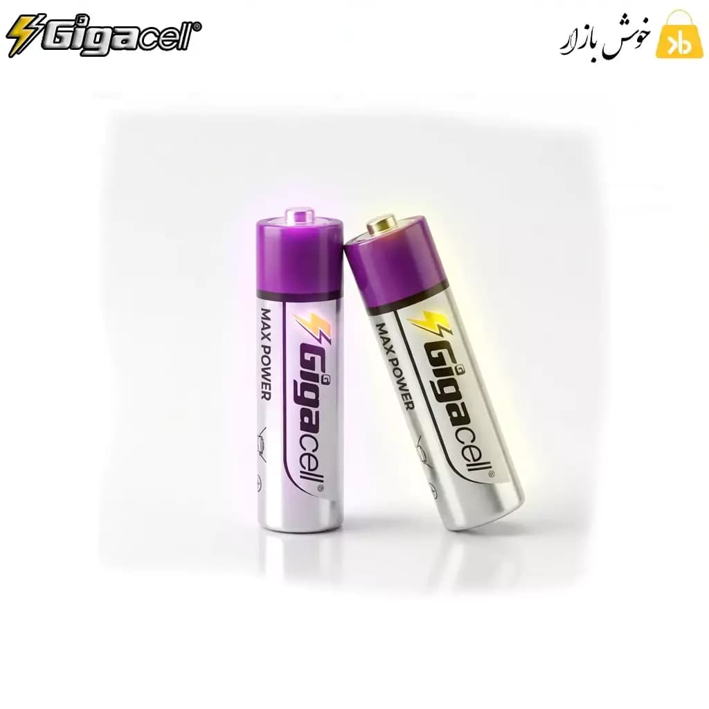 باتری قلمی گیگاسل مدل MAX POWER بسته ۲ عددی — تصویر ۴