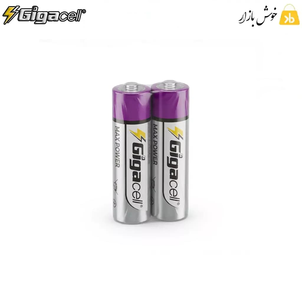 باتری قلمی گیگاسل مدل MAX POWER بسته ۲ عددی