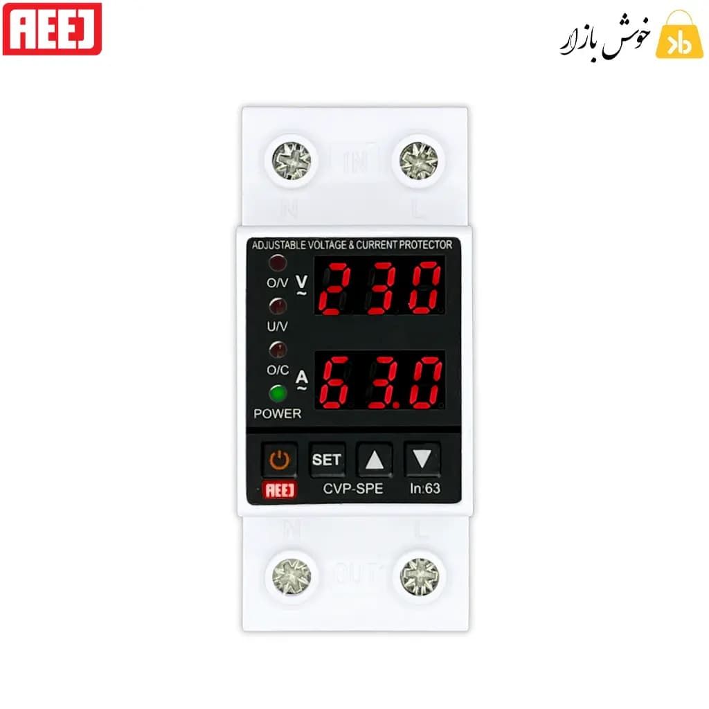 محافظ ولتاژ و جریان آییژ (AEEJ) مدل CVP‑SPE‑63 — تصویر ۷