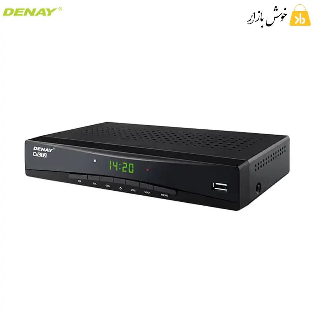 گیرنده دیجیتال دنای مدل STB1034H | با کابل AV | بدون باطری — تصویر ۳
