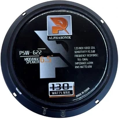 میدرنج 6 اینچ آلفاسونیک مدل Alphasonik PSW-622 — تصویر ۵