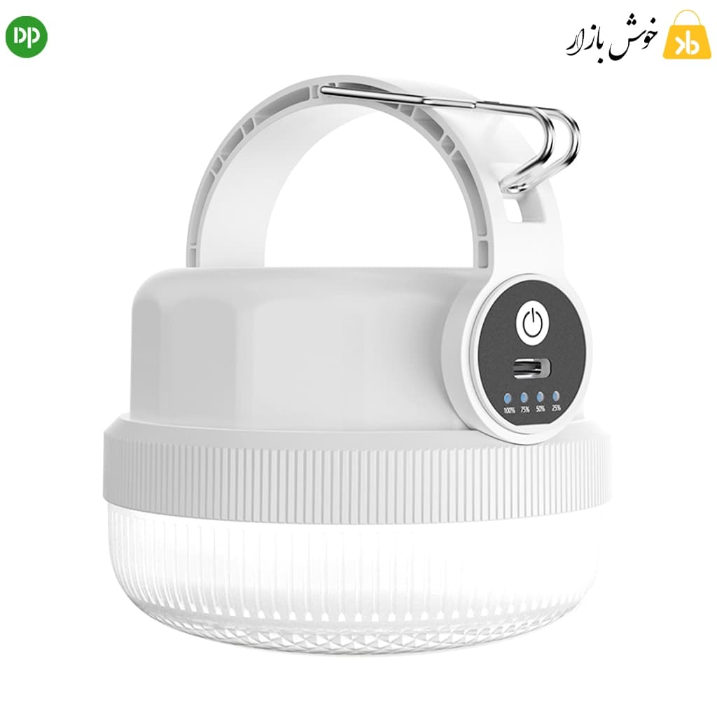 چراغ شارژی آویزی دوکاره دی پی مدل DP-7824 — تصویر ۵