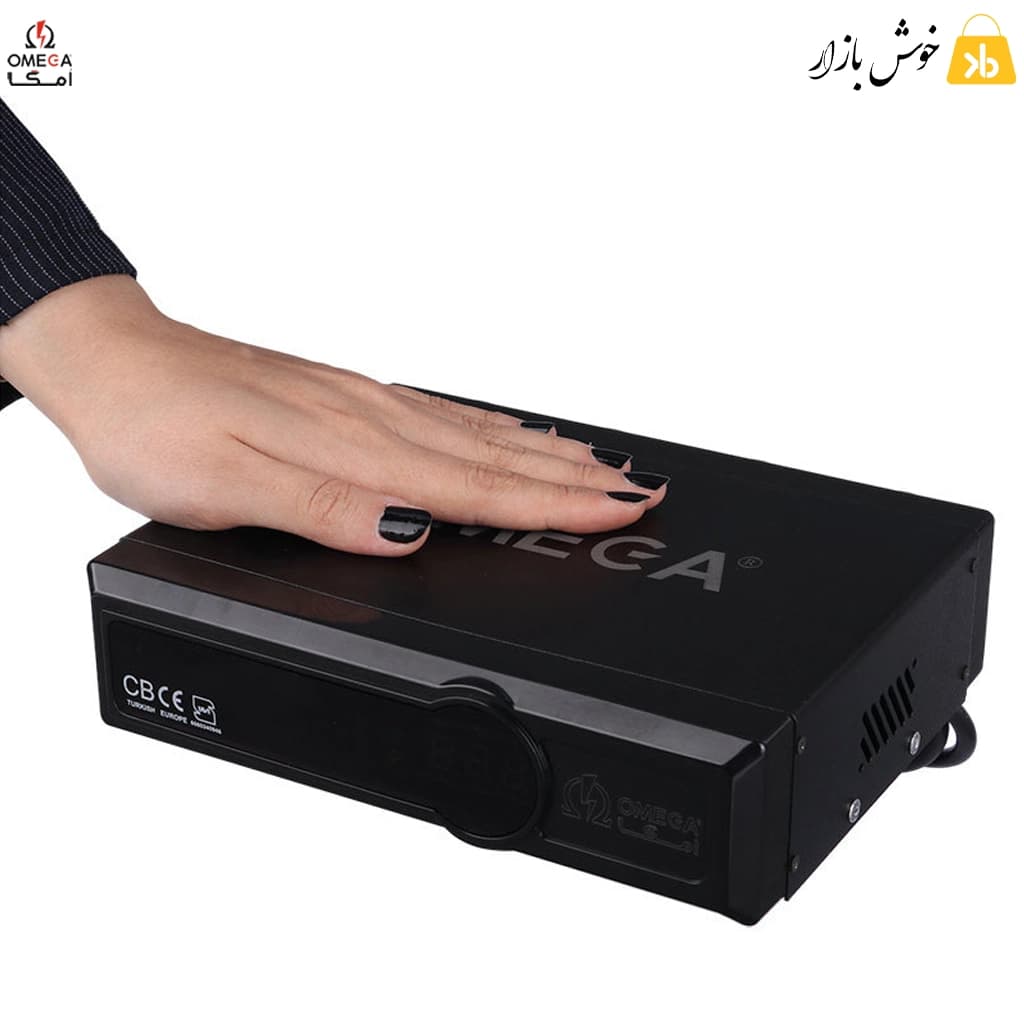 محافظ برق 4 خانه امگا مدل F6000، کابل 2 متری مناسب تلویزیون و کامپیوتر — تصویر ۸