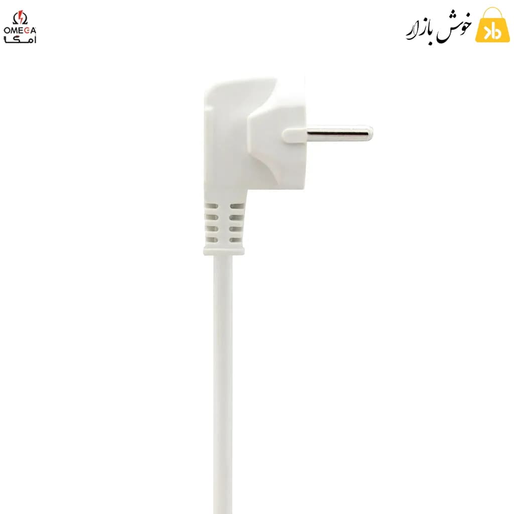محافظ برق 6 خانه امگا مدل P6000، کابل 1.5 متری مناسب تلویزیون و کامپیوتر — تصویر ۱۲