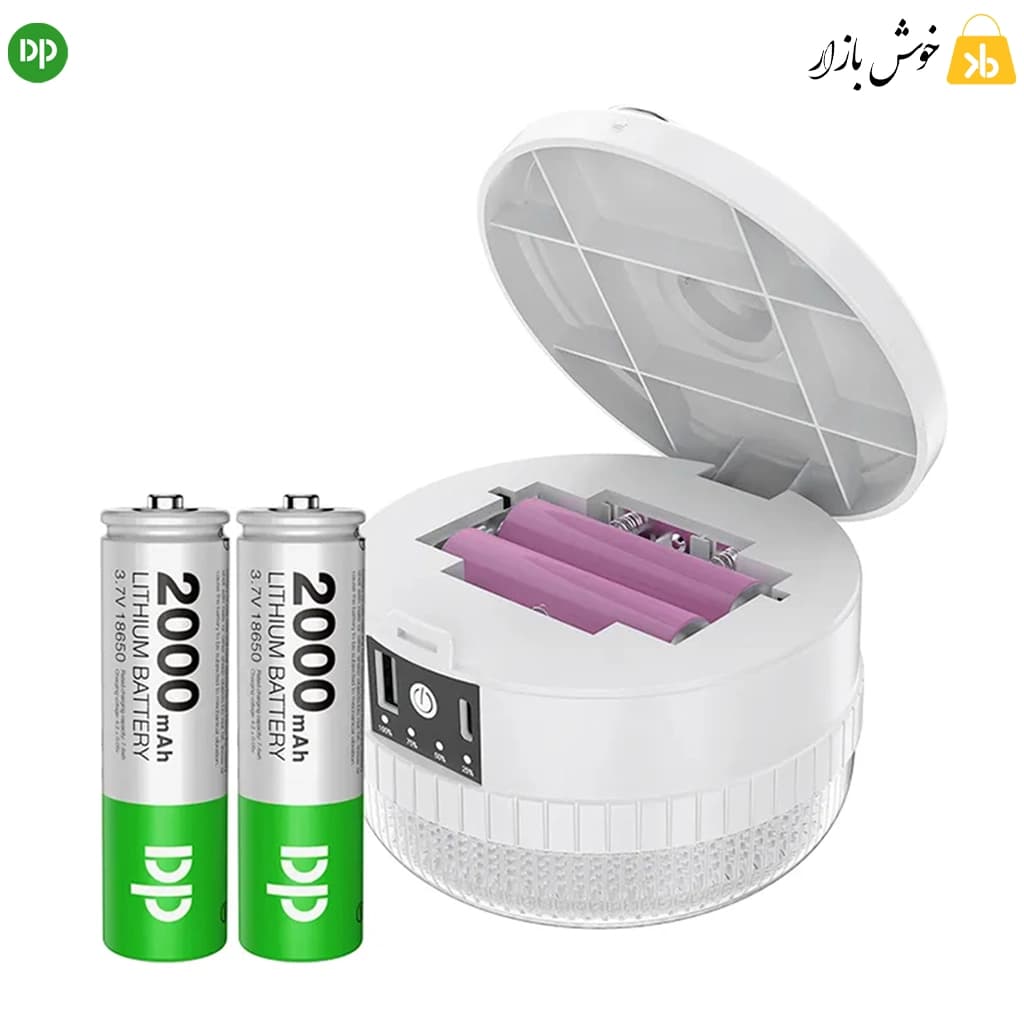 چراغ شارژی دی پی مدل 7823B — تصویر ۵