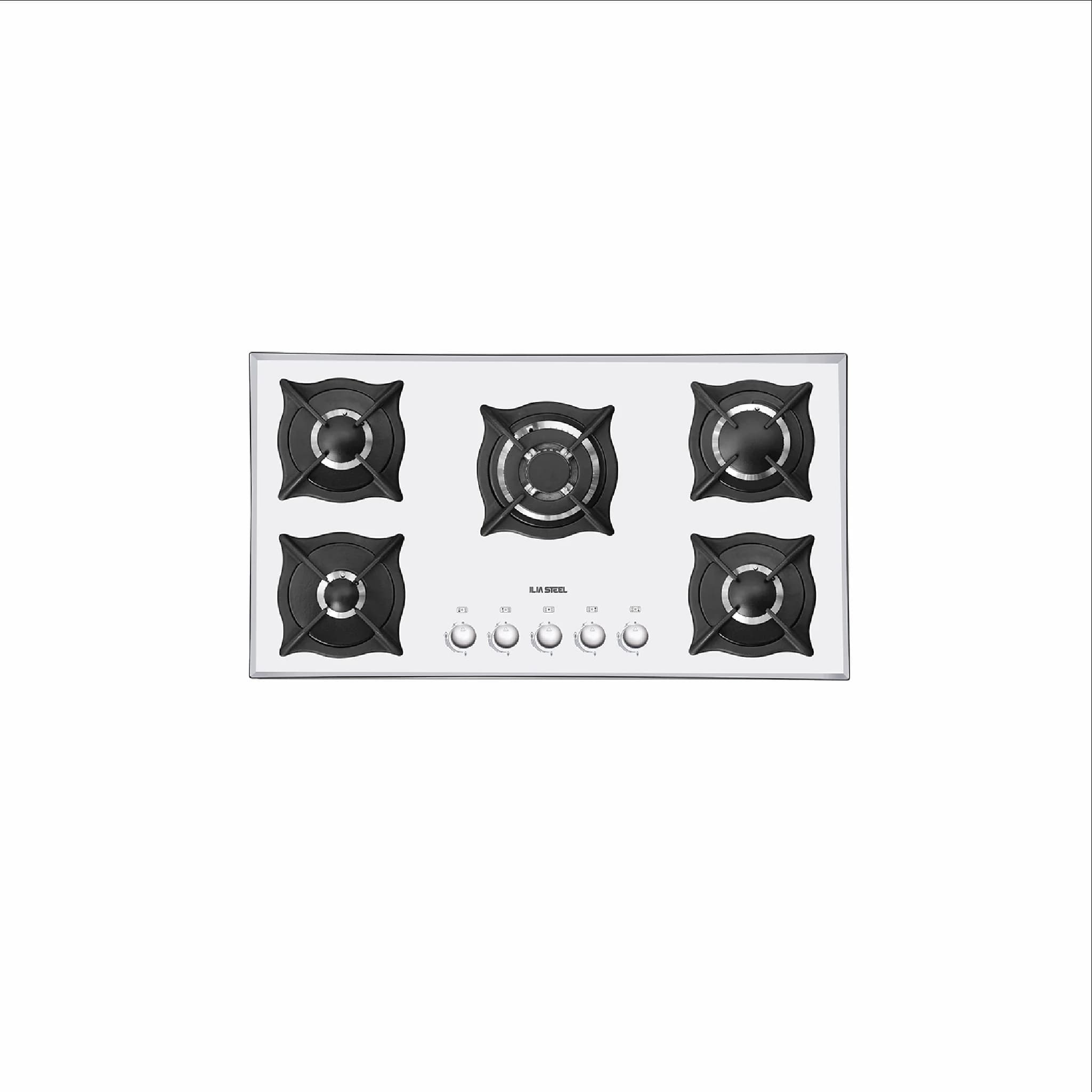 اجاق گاز رو میزی ایلیا استیل مدل G 524 W شیشه ای