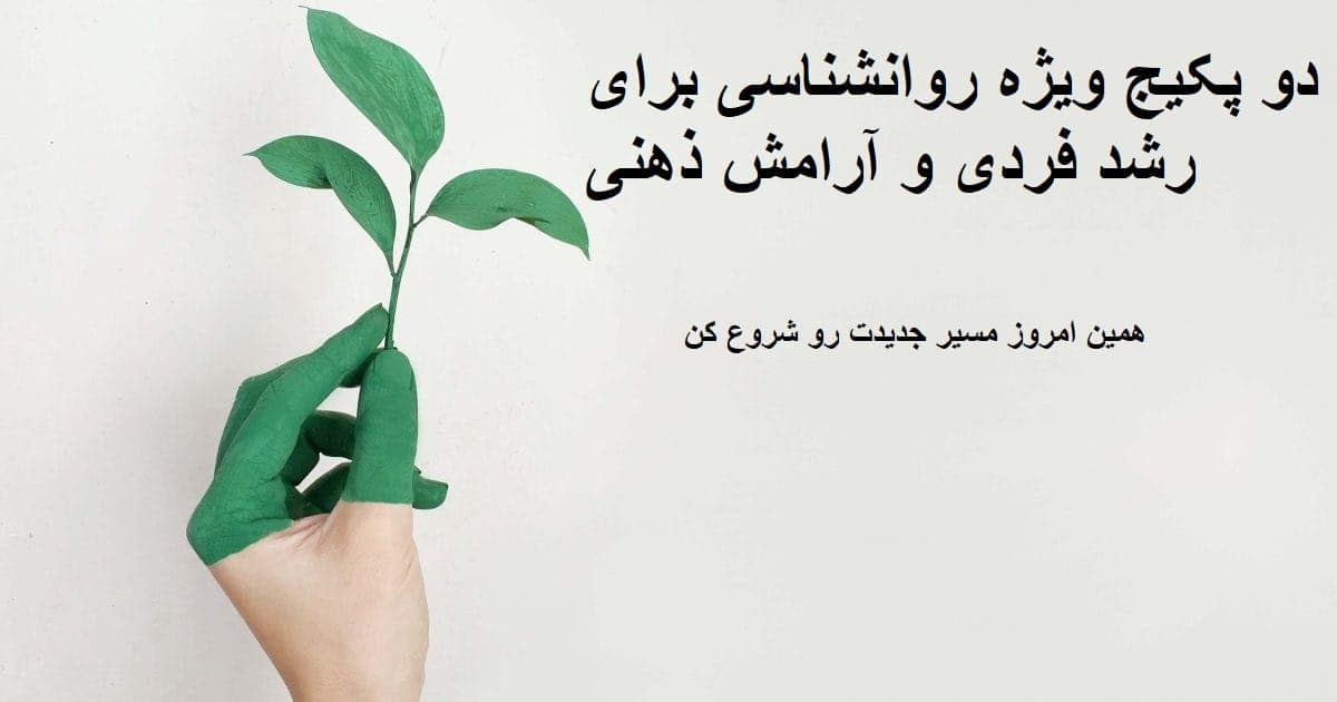 دو پکیج ویژه روانشناسی برای رشد فردی و آرامش ذهنی – همین امروز مسیر جدیدت رو شروع کن! | دانلود | کتاب خوان