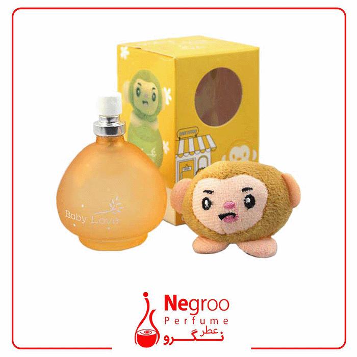عطر کودک مدل میمون Baby Love کد 11-144 اورجینال