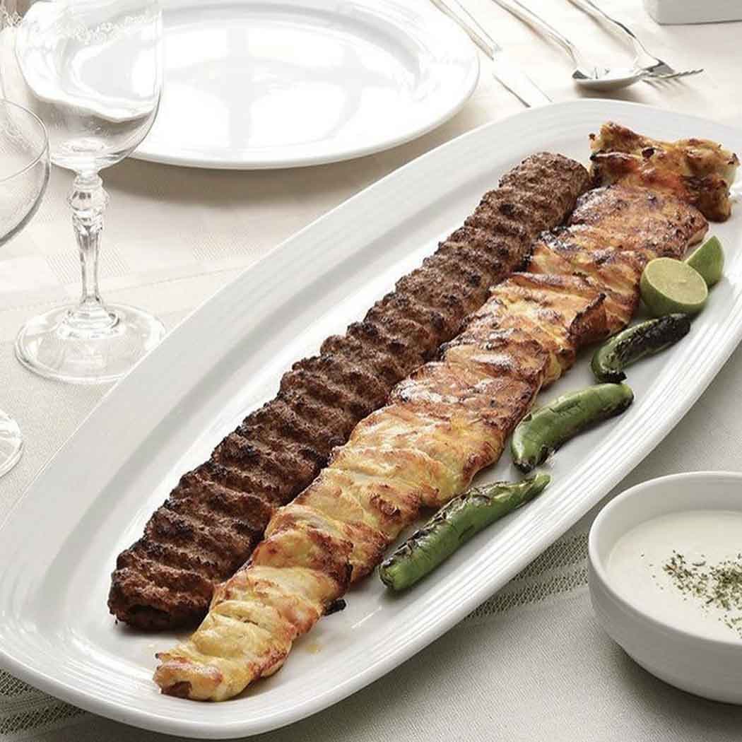 دیس کباب چینی زرین مدل هتلی 36 سانتی — تصویر ۶